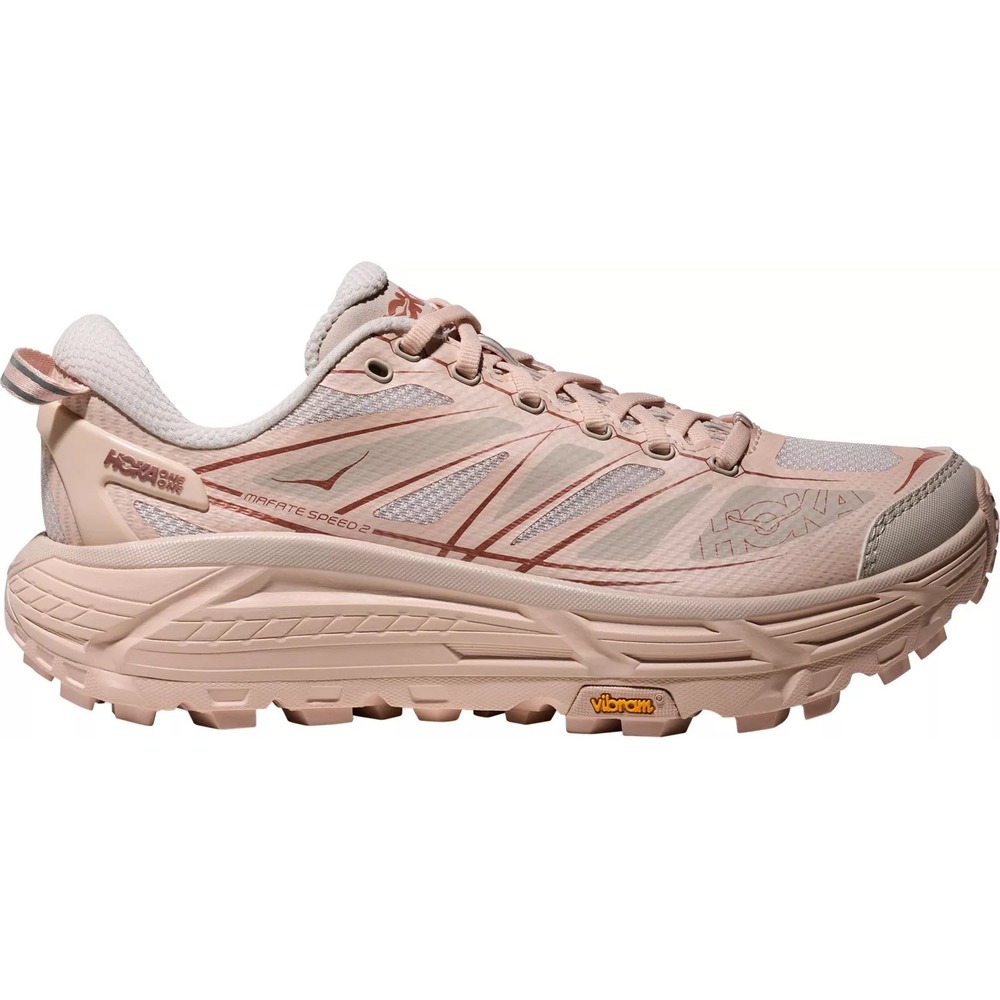 HOKA Mafate Speed 2 Beach Wood Stucco Size Women 8.5 - Men 7.5 BTCC NWB